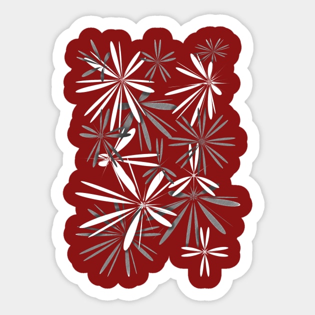 Floral motif. Sticker by Evgeniya